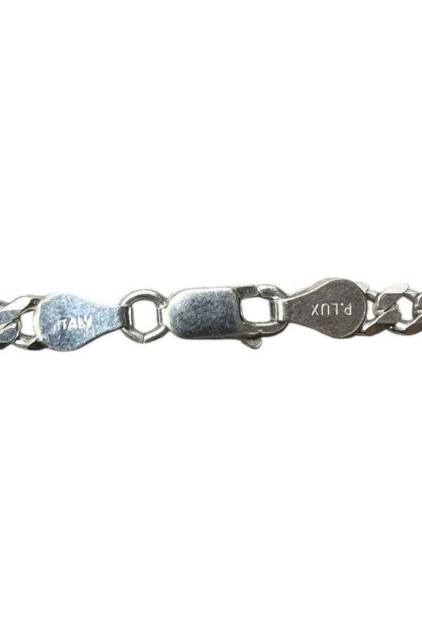 MADE IN ITALY 925 SILVER NECKLACE / SILVER [SIZE: ONE SIZE USED]
