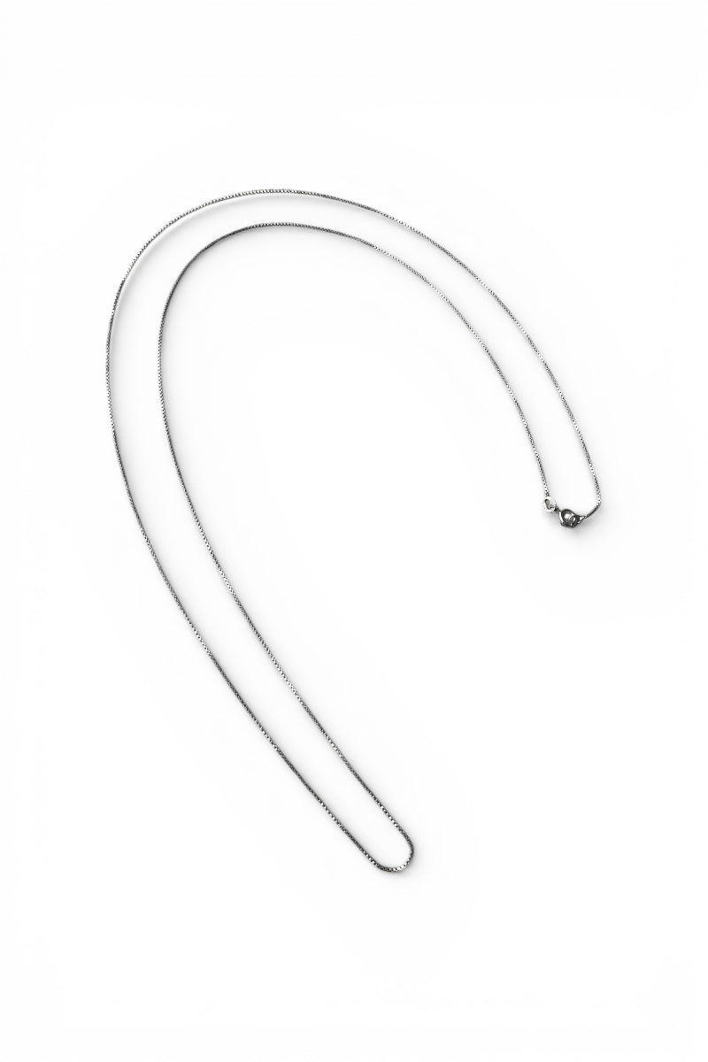 MADE IN ITALY 925 SILVER VENETIAN LINK NECKLACE / SILVER [SIZE: ONE SIZE USED]