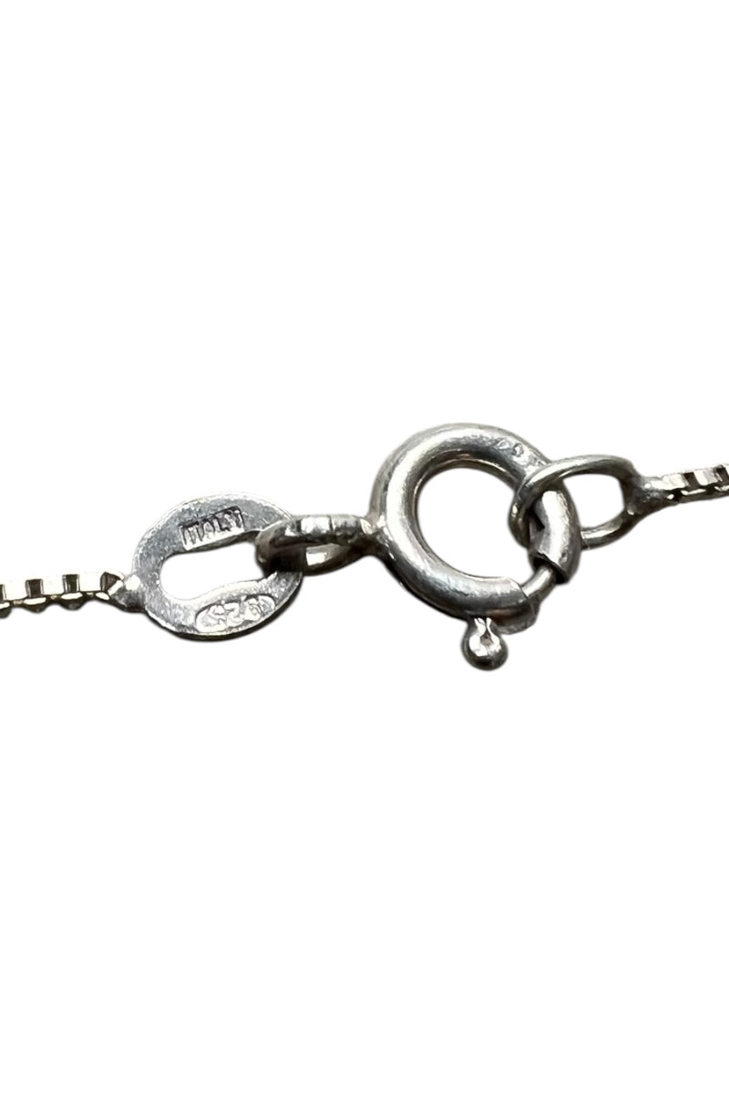 MADE IN ITALY 925 SILVER VENETIAN LINK NECKLACE / SILVER [SIZE: ONE SIZE USED]