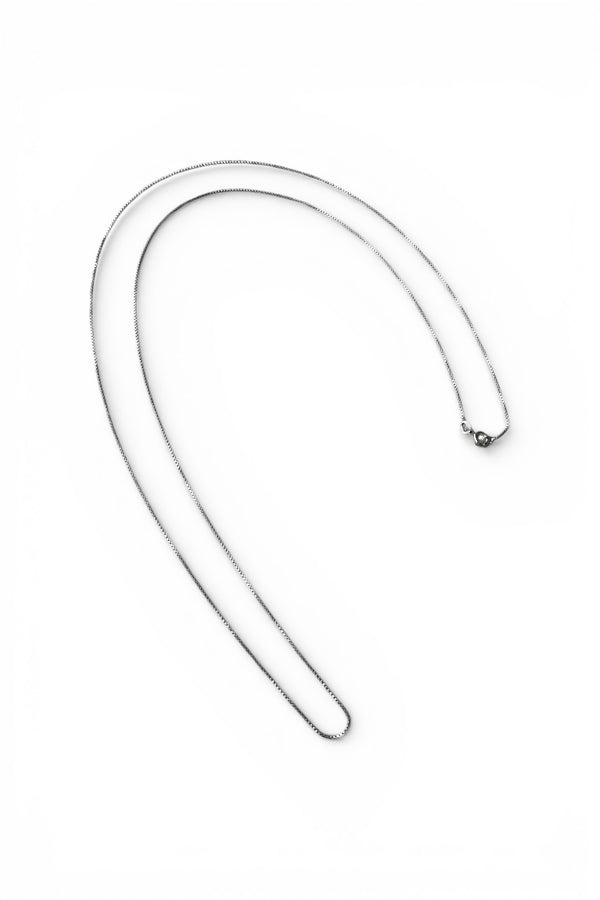 MADE IN ITALY 925 SILVER VENETIAN LINK NECKLACE / SILVER [SIZE: ONE SIZE USED]