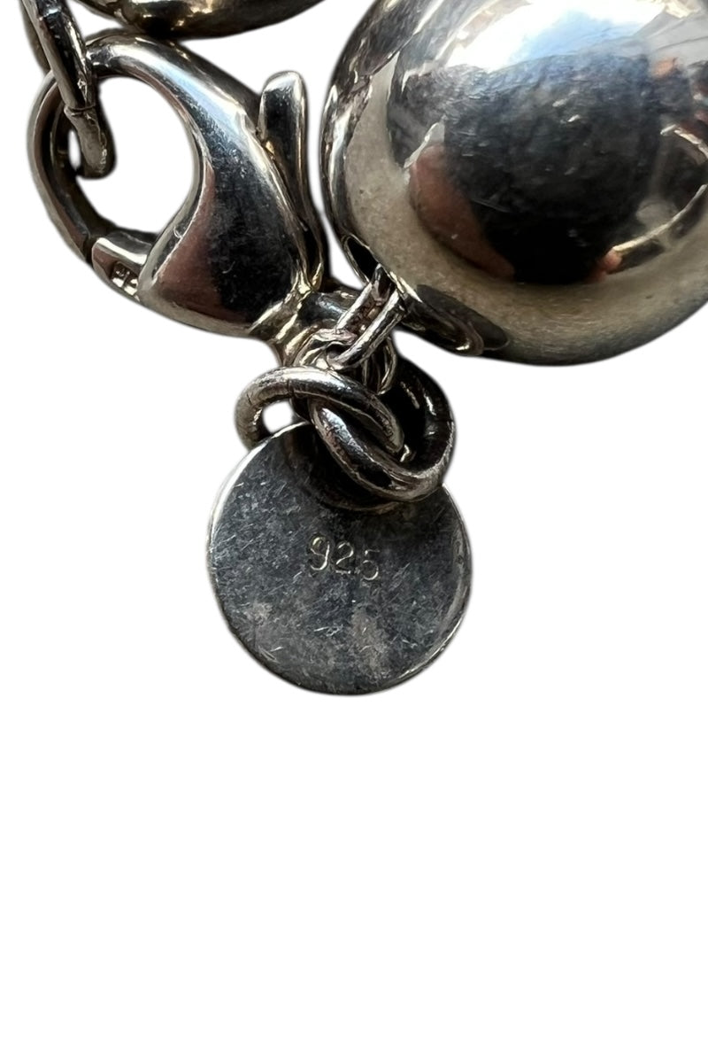925 SILVER HARDWEAR BALL NECKLACE / SILVER [SIZE: ONE SIZE USED]