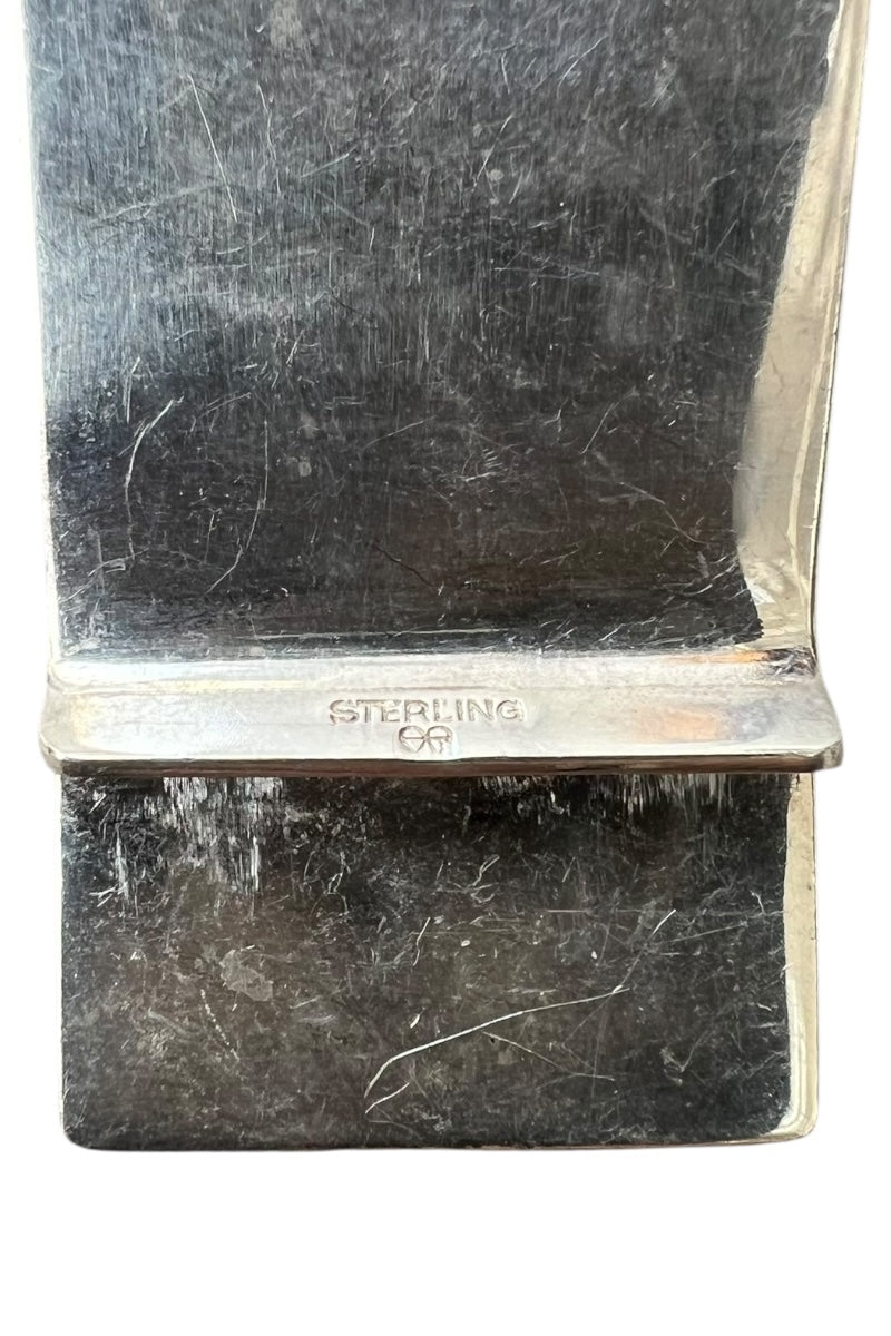 VINTAGE 925 SILVER ROMAN COIN MONEY CLIP / SILVER [SIZE: ONE SIZE USED]