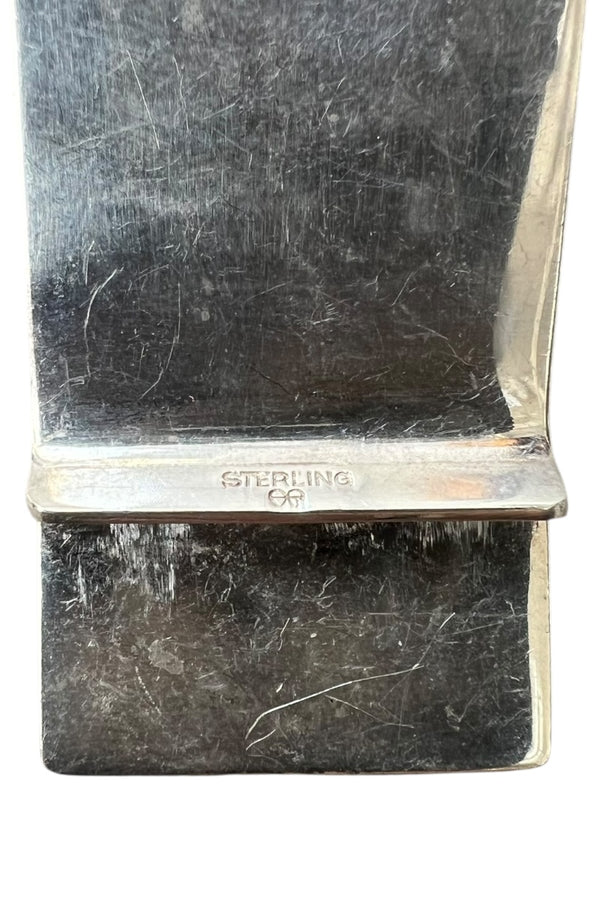 VINTAGE 925 SILVER ROMAN COIN MONEY CLIP / SILVER [SIZE: ONE SIZE USED]