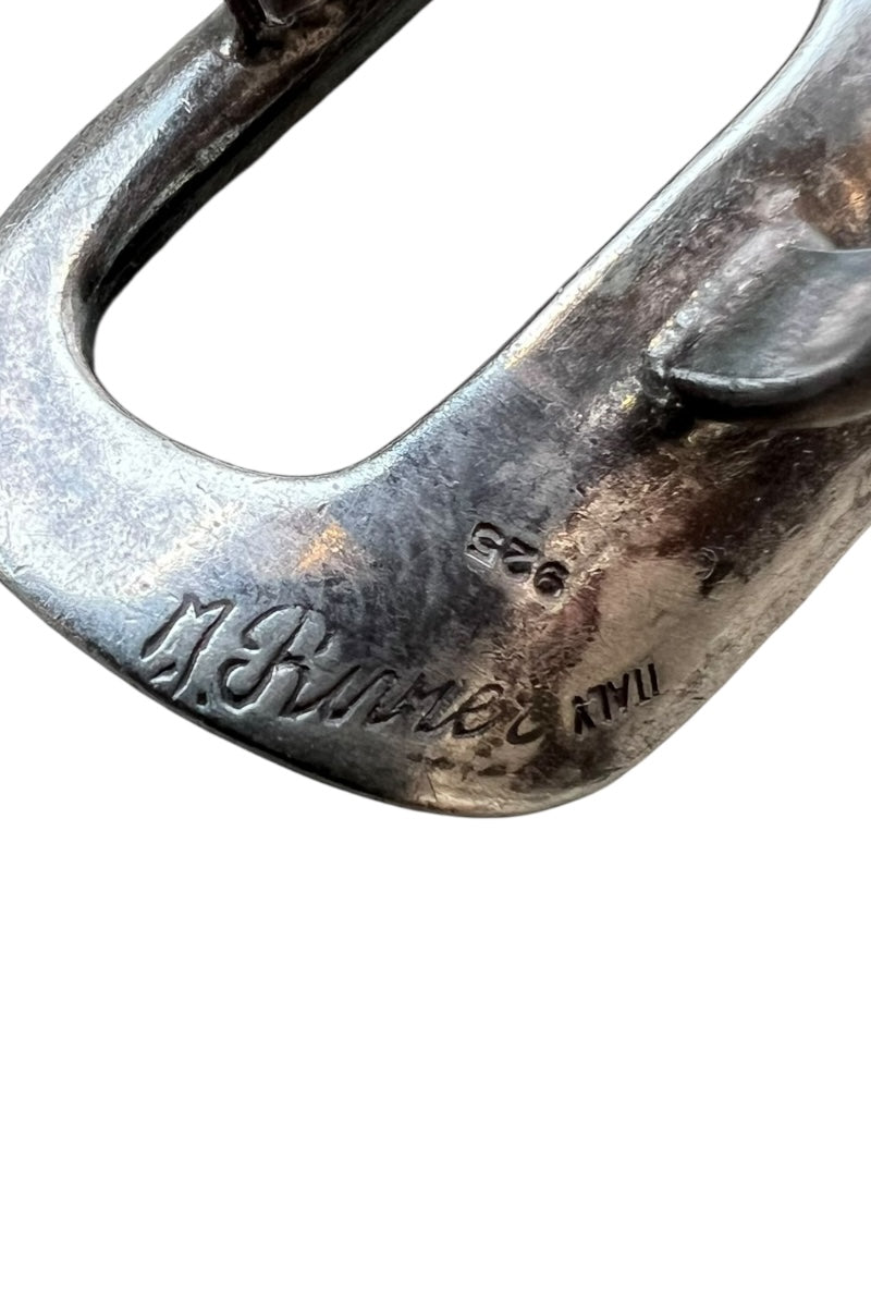 MADE IN ITALY 925 SILVER RING / SILVER [SIZE: US 5 equivalent USED]