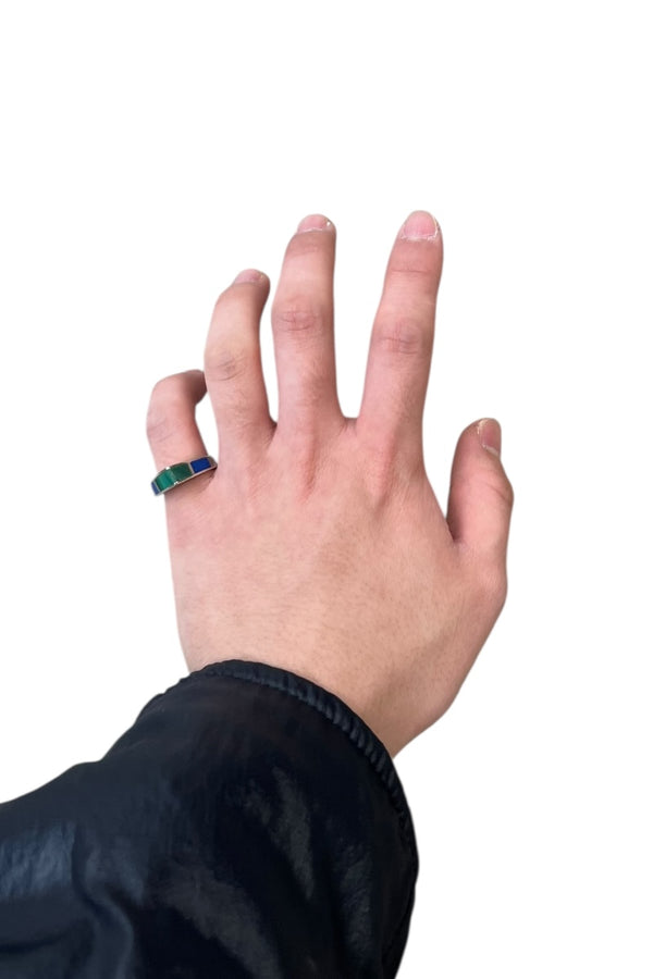 925 SILVER RING W/STONE / SILVER [SIZE: Equivalent to 12 USED]