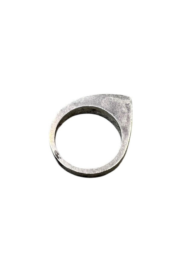 925 SILVER RING W/STONE / SILVER [SIZE: Equivalent to 12 USED]