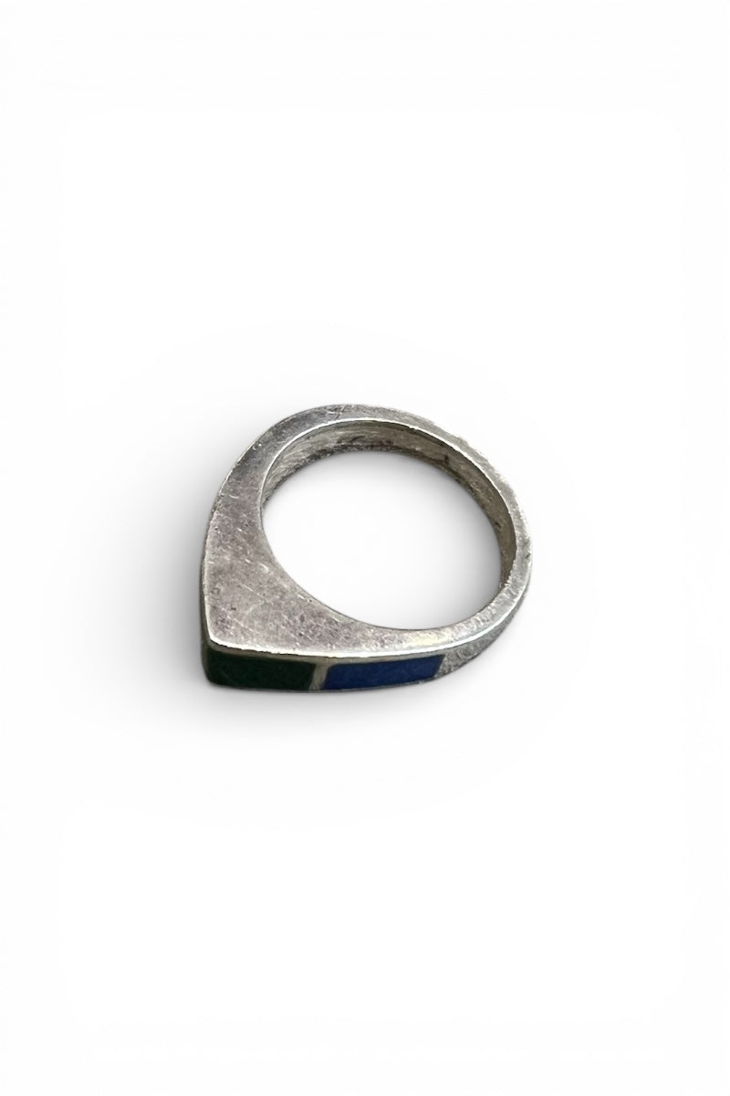 925 SILVER RING W/STONE / SILVER [SIZE: Equivalent to 12 USED]