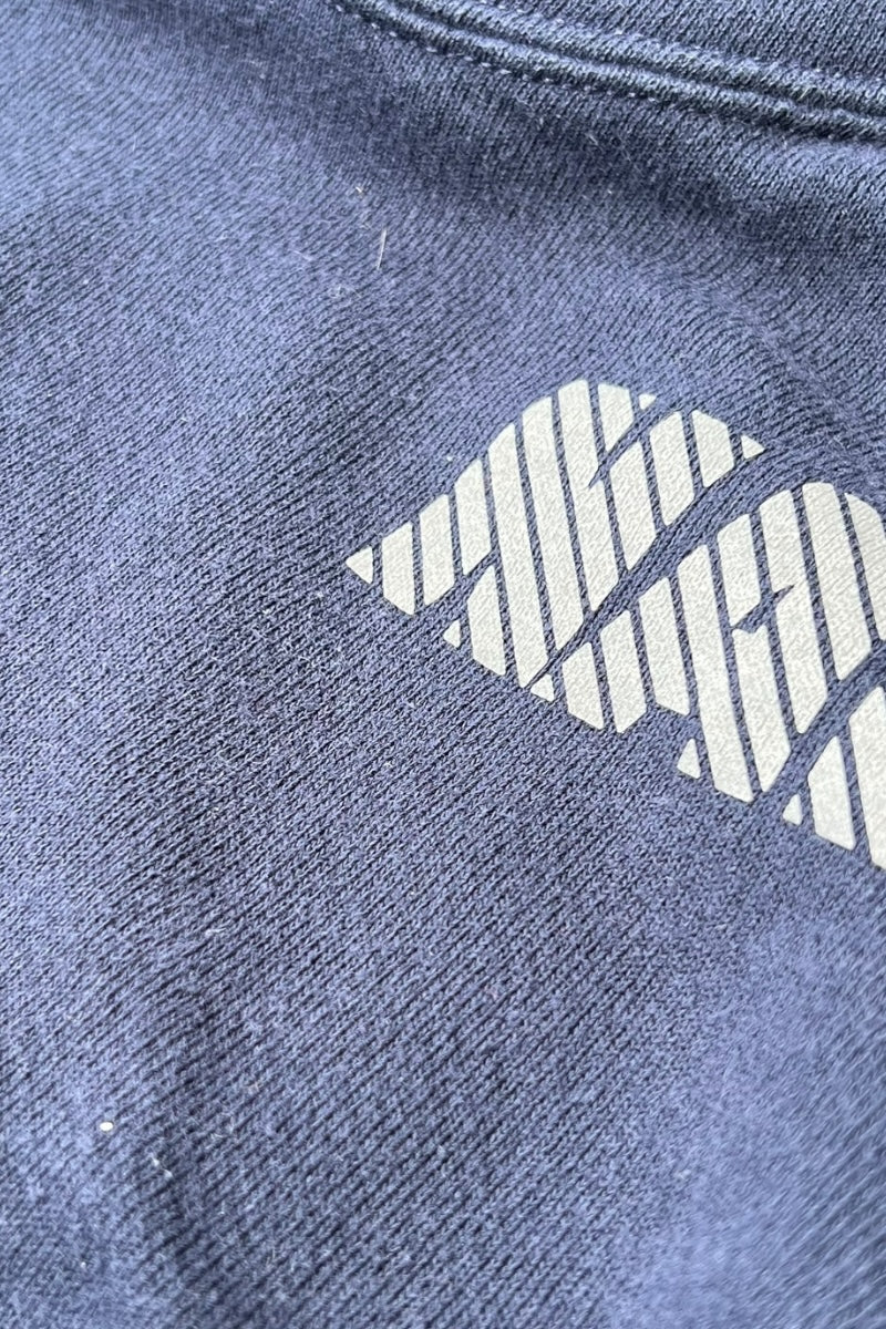 MADE IN USA 90'S U.S. NAVY PULLOVER SWEAT HOODIE / NAVY [SIZE: S USED]