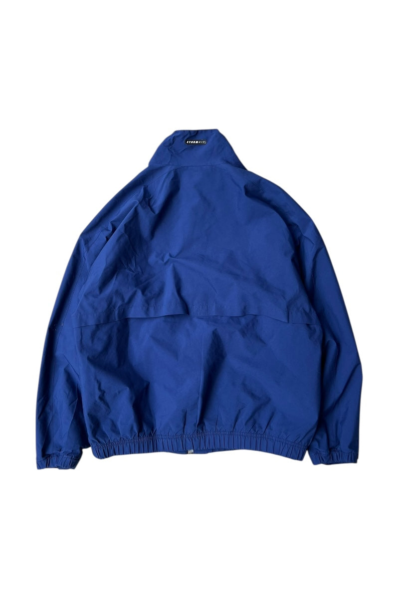 Y2K EARLY 00'S ZIP NYLON JACKET / NAVY [SIZE: M USED]