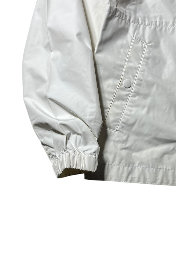 NYLON COACH JACKET / WHITE [SIZE: M USED]