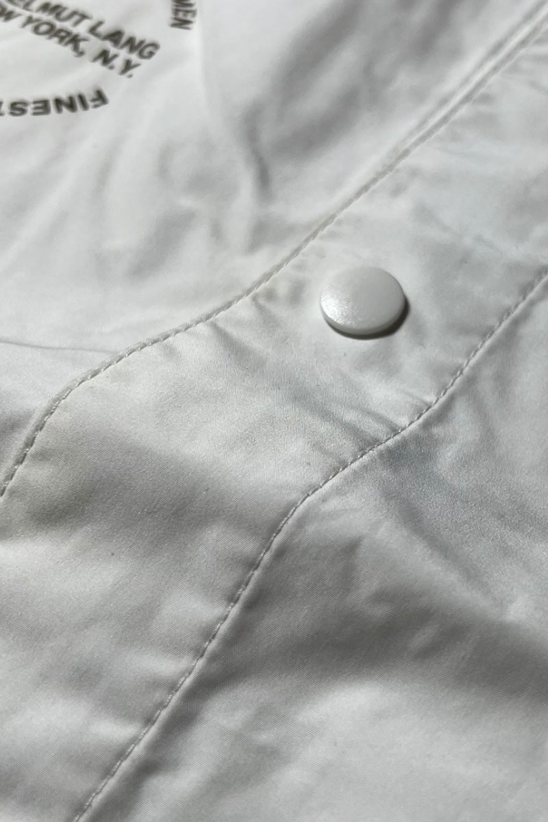 NYLON COACH JACKET / WHITE [SIZE: M USED]