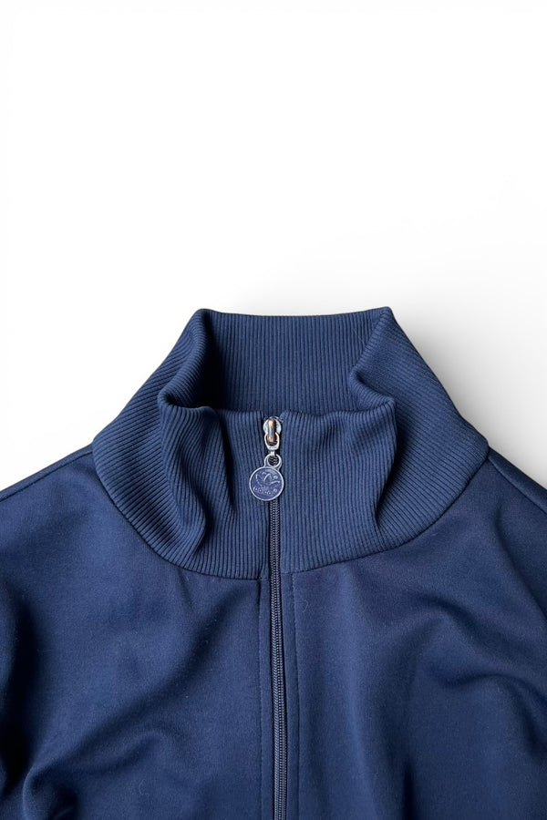 80'S TRACK JACKET / NAVY [SIZE: M USED]