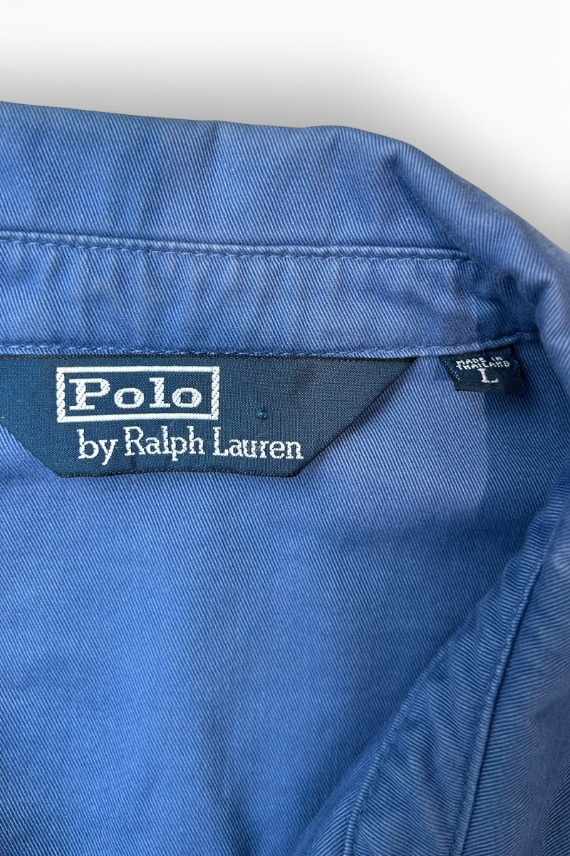 90'S ZIP UP JACKET / BLUE [SIZE: L USED]