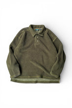 画像をギャラリービューアに読み込む, 90'S BOA FLEECE POLO SHIRT / KHAKI [SIZE: L USED]
