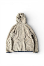 画像をギャラリービューアに読み込む, 20'S HALF-ZIP HOODIE FLEECE JACKET / BEIGE [SIZE: XL USED]
