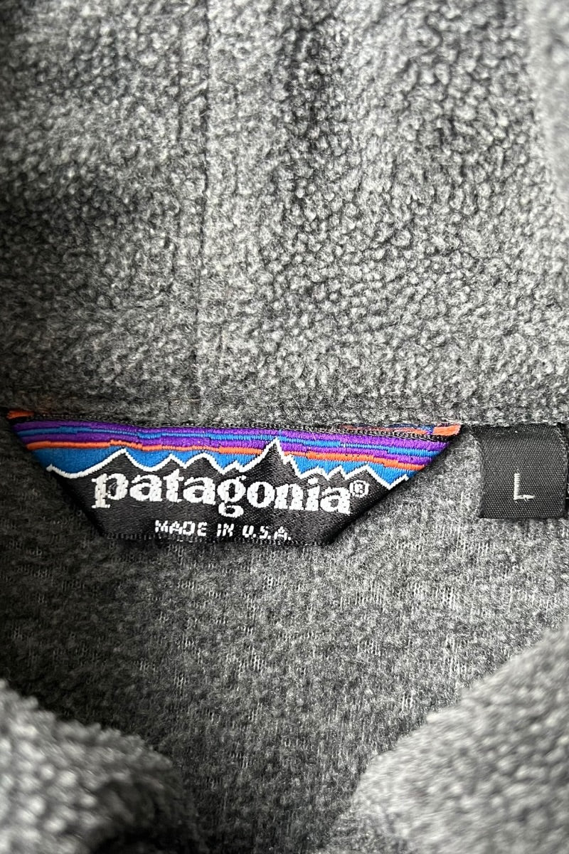 MADE IN USA 88-91'S SYNCHILLA FLEECE JACKET / CHARCOAL [SIZE: L USED]