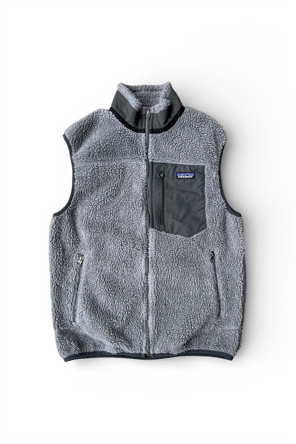 14AW RETRO X FLEECE VEST / GRAY [SIZE: M USED]