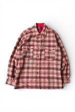 画像をギャラリービューアに読み込む, MADE IN USA 60-70'S L/S WOOL CHECK SHIRT / RED [SIZE: L USED]

