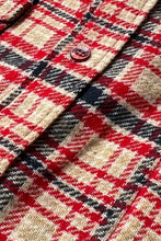 画像をギャラリービューアに読み込む, MADE IN USA 60-70'S L/S WOOL CHECK SHIRT / RED [SIZE: L USED]
