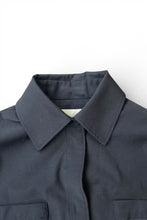 画像をギャラリービューアに読み込む, L/S SHIRT JACKET / BLACK [SIZE: 36 USED]
