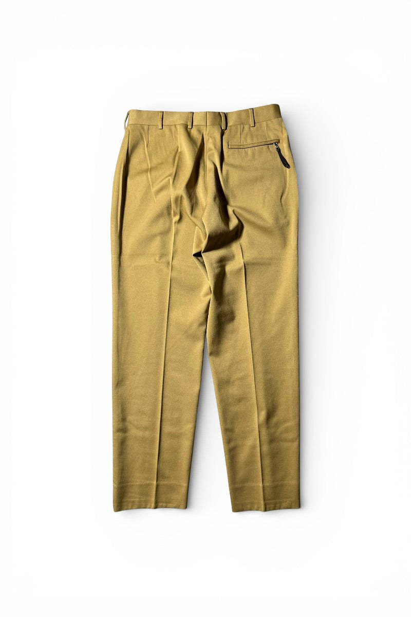 MADE IN ITALY SLACKS TROUSERS / BEIGE [SIZE: 48 USED]