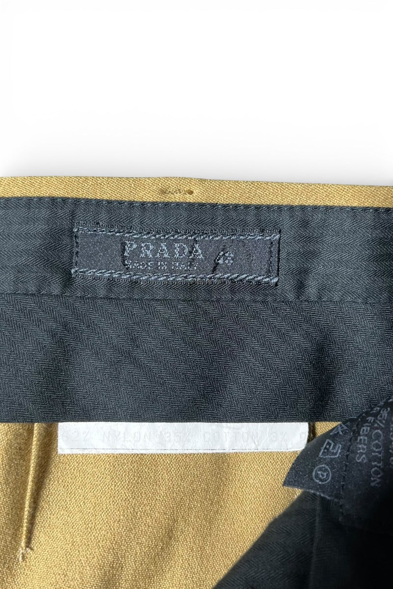 MADE IN ITALY SLACKS TROUSERS / BEIGE [SIZE: 48 USED]