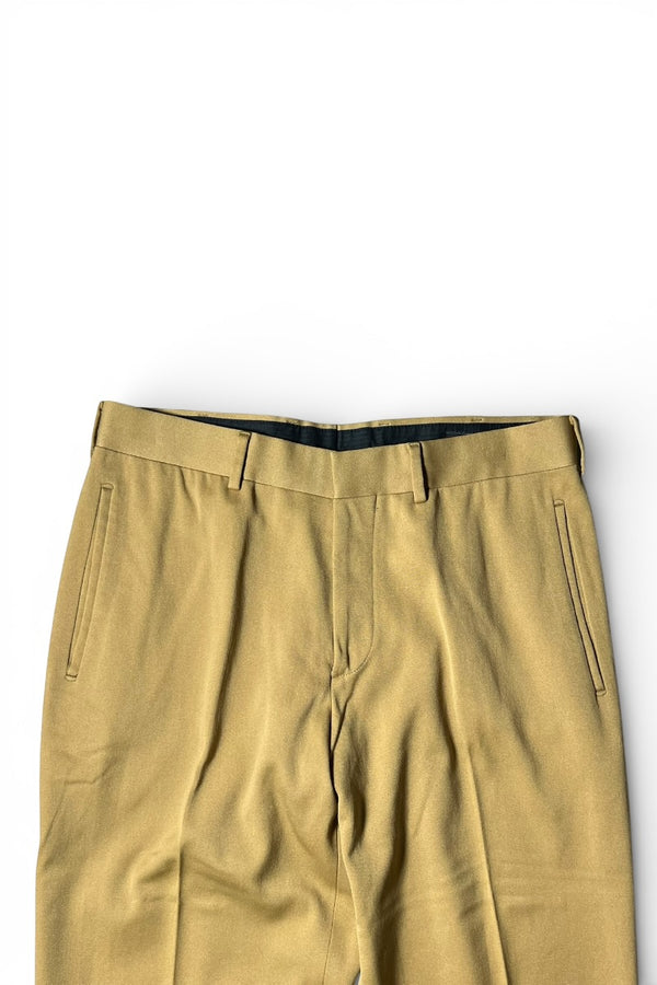 MADE IN ITALY SLACKS TROUSERS / BEIGE [SIZE: 48 USED]