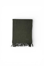 画像をギャラリービューアに読み込む, MADE IN ITALY WOOL CASHMERE SCARF / GREEN [SIZE: ONE SIZE USED]
