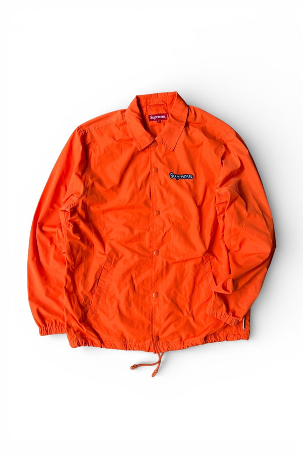 18SS GONZ LOGO NYLON COACH JACKET / ORANGE [사이즈: M USED]