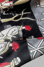 画像をギャラリービューアに読み込む, MADE IN USA 70'S L/S PATTERN SHIRT / BLACK [SIZE: M USED]
