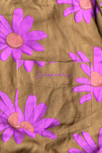 画像をギャラリービューアに読み込む, MADE IN PORTUGAL L/S FLOWER VISCOSE SHIRT / BROWN [SIZE: 46 USED]
