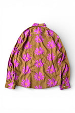 画像をギャラリービューアに読み込む, MADE IN PORTUGAL L/S FLOWER VISCOSE SHIRT / BROWN [SIZE: 46 USED]
