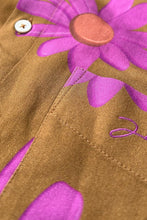 画像をギャラリービューアに読み込む, MADE IN PORTUGAL L/S FLOWER VISCOSE SHIRT / BROWN [SIZE: 46 USED]
