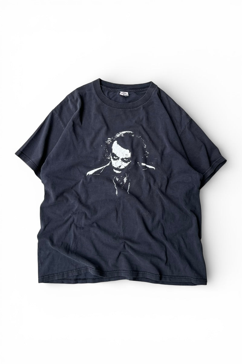 Y2K EARLY 00'S JOKER DARK KNIGHT MOVIE T-SHIRT / BLACK [SIZE: L USED]