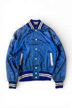 画像をギャラリービューアに読み込む, 60'S SATIN STADIUM JACKET / BLUE [SIZE: 38 USED]
