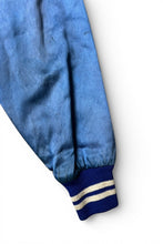 画像をギャラリービューアに読み込む, 60'S SATIN STADIUM JACKET / BLUE [SIZE: 38 USED]
