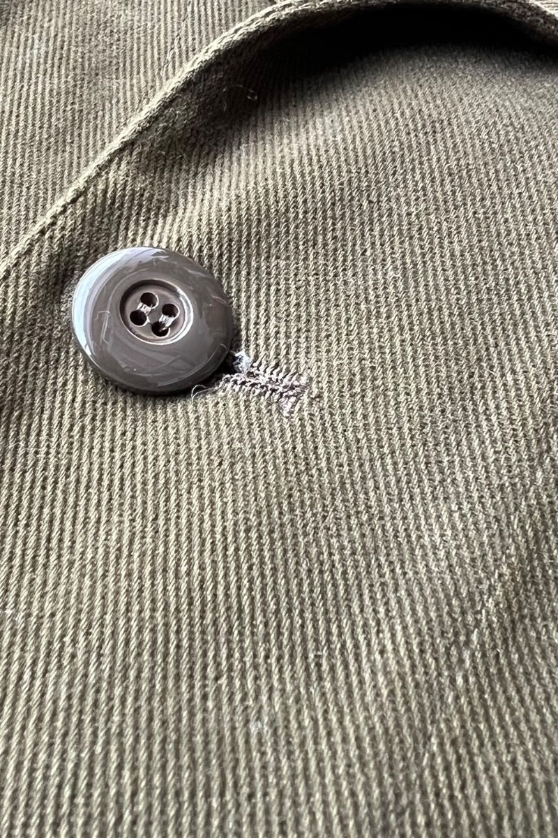 23'S COTTON TWILL COVERALL JACKET / KHAKI [SIZE: 44 USED]