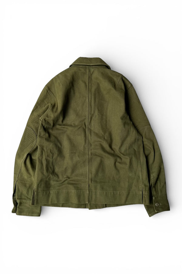 23'S COTTON TWILL COVERALL JACKET / KHAKI [SIZE: 44 USED]