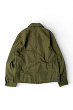 画像をギャラリービューアに読み込む, 23'S COTTON TWILL COVERALL JACKET / KHAKI [SIZE: 44 USED]

