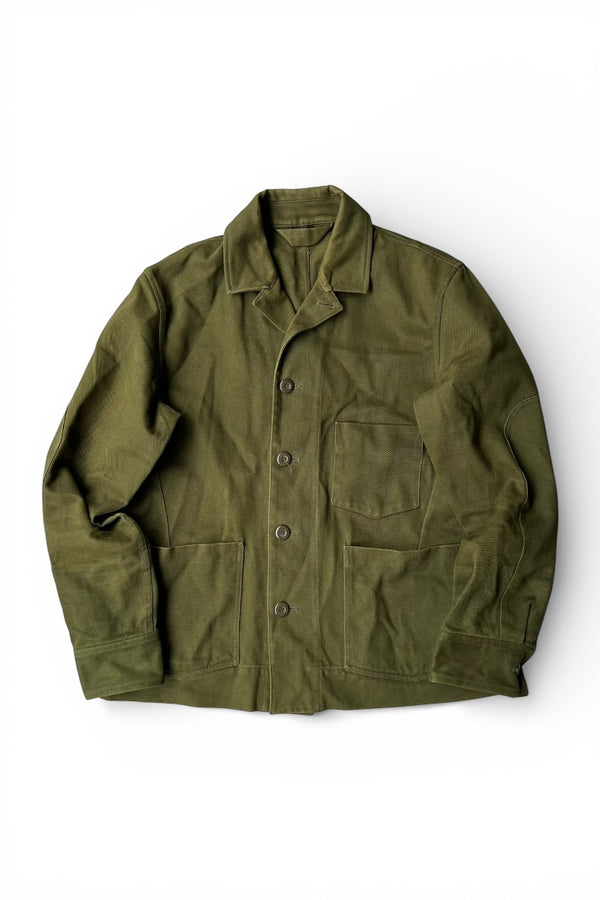 23'S COTTON TWILL COVERALL JACKET / KHAKI [SIZE: 44 USED]