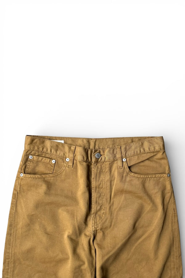 WIDE DENIM PANTS / BROWN [SIZE: 31 USED]