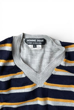 画像をギャラリービューアに読み込む, MADE IN JAPAN 15'S BORDER KNIT VEST / GRAY [SIZE: L USED]
