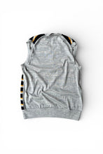 画像をギャラリービューアに読み込む, MADE IN JAPAN 15'S BORDER KNIT VEST / GRAY [SIZE: L USED]
