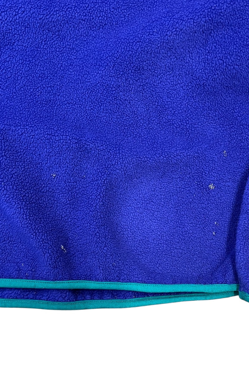 MADE IN USA 80'S SNAP-T FLEECE JACKET / BLUE [SIZE: XL USED]