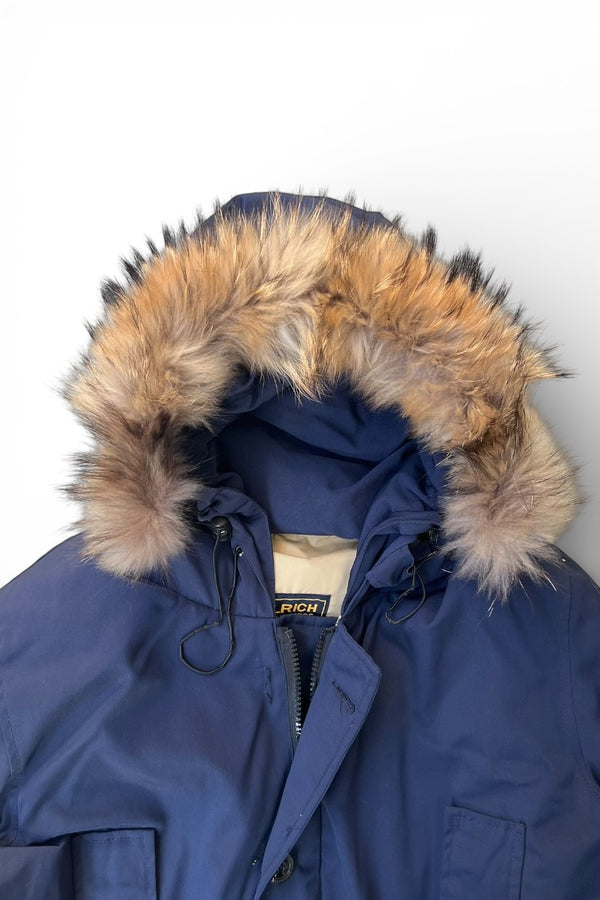 MADE IN USA PATROL DOWN PARKA / NAVY [SIZE: S USED]