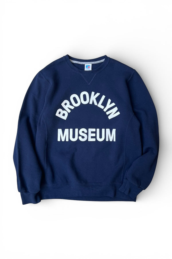 BROOKLYN MUSEUM SWEATSHIRT / NAVY [SIZE: M USED]