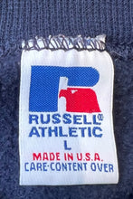 画像をギャラリービューアに読み込む, MADE IN USA 90'S FIELD HOCKEY LOGO SWEATSHIRT / NAVY [SIZE: L USED]
