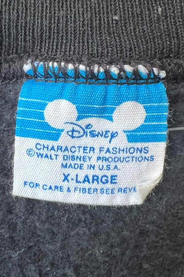 MADE IN USA 90'S MICKEY SWEATSHIRT / BLACK [SIZE: XL USED]