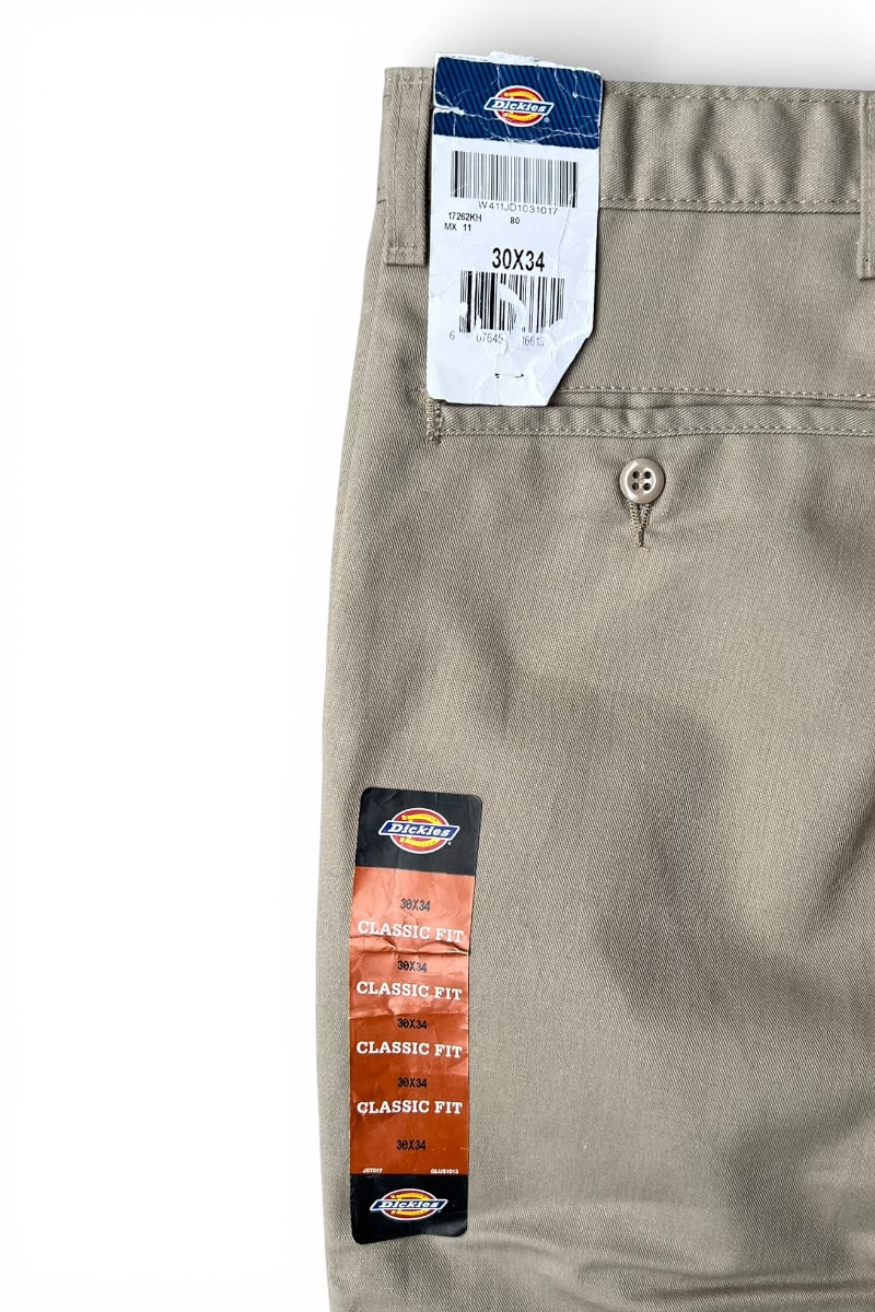 MADE IN MEXICO CLASSIC FIT WORK PANTS / BEIGE [SIZE: W30 DEADSTOCK/NOS]