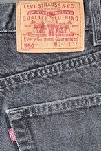 画像をギャラリービューアに読み込む, MADE IN CANADA 02'S 550 DENIM PANTS SULFUR BLACK / BLACK [SIZE: 34 USED]
